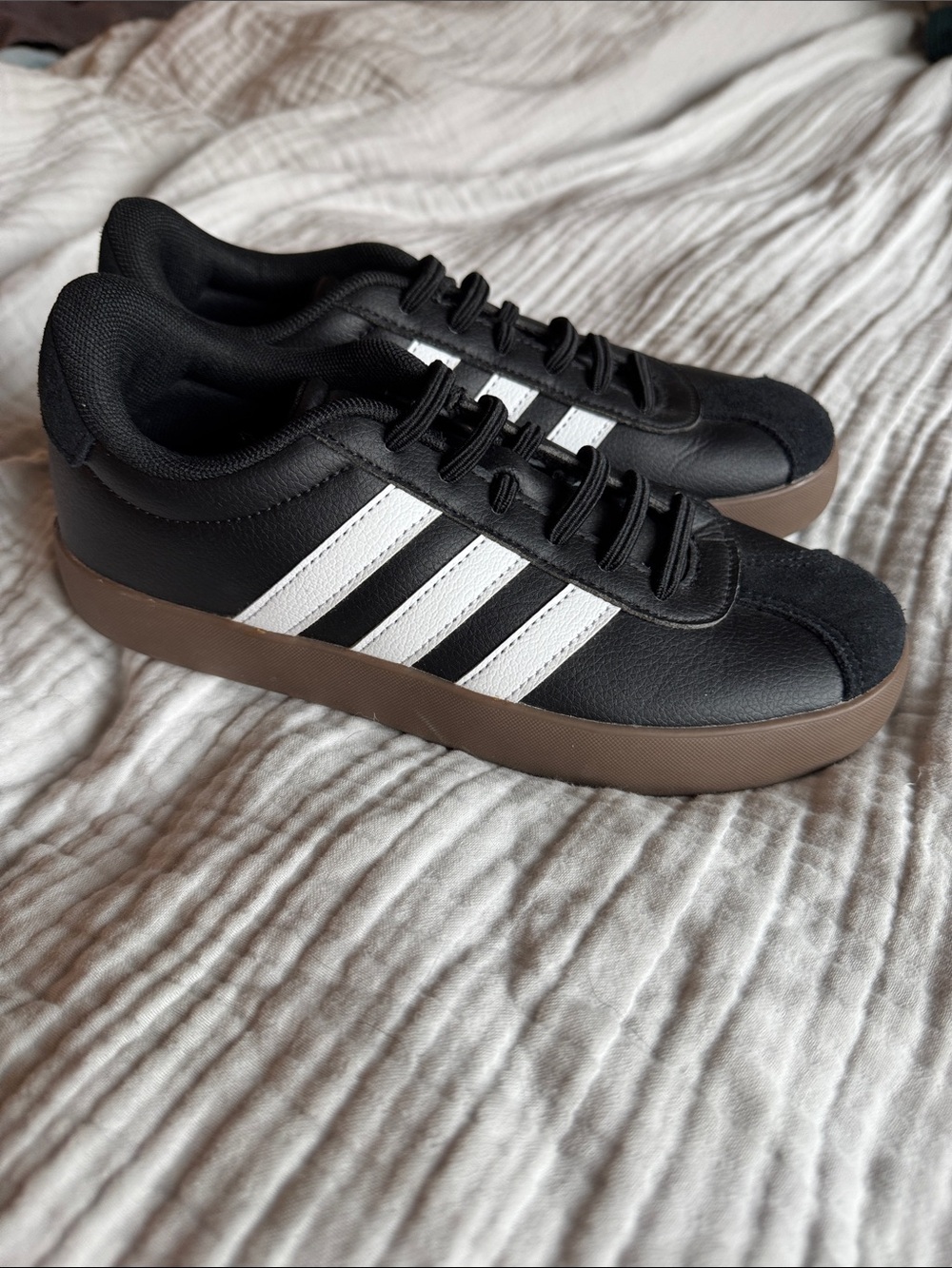 Kids Adidas Sneakers with White Stripes